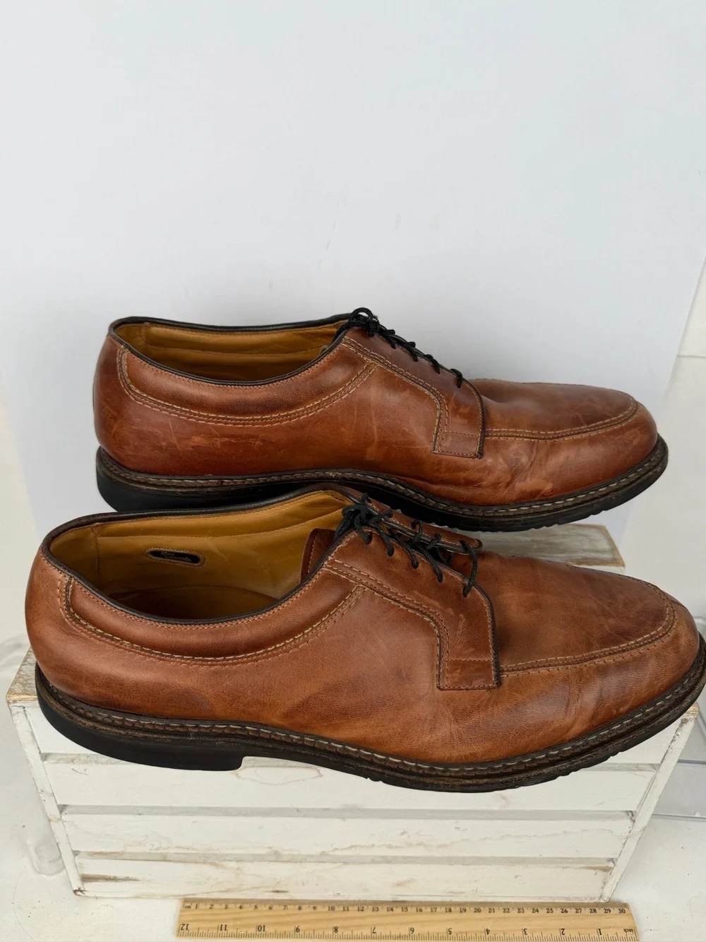 Allen Edmonds Wilbert comfort shoes in brown leather Men’s size 14D